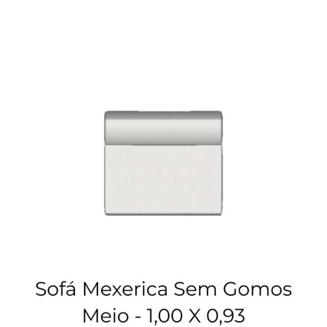 Modulo Sofá Mexerica Sem Gomos Meio - 1,00 X 0,93