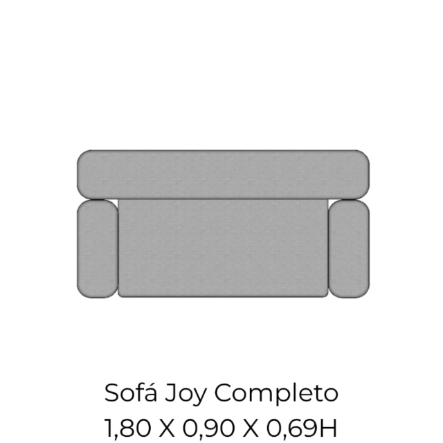 Modulo Sofá Joy Completo - SJ180 1,80 X 0,90 X 0,69H