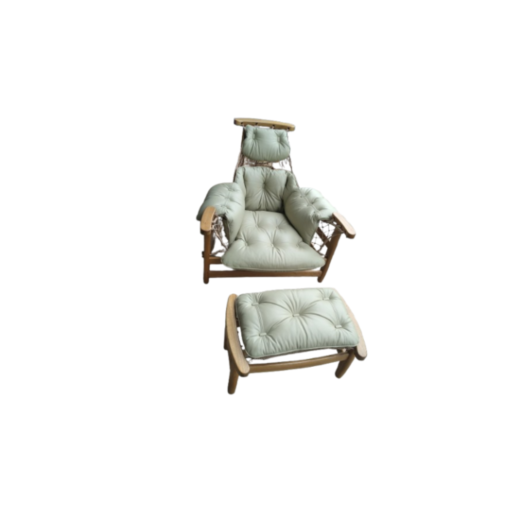 Poltrona Jangada Com Banqueta SR1457