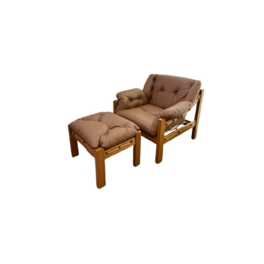 Poltrona Tijuca Com Banqueta SR1458