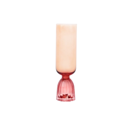 Taça Champanhe Rosa E Ambar 270Ml 74265 SR12244