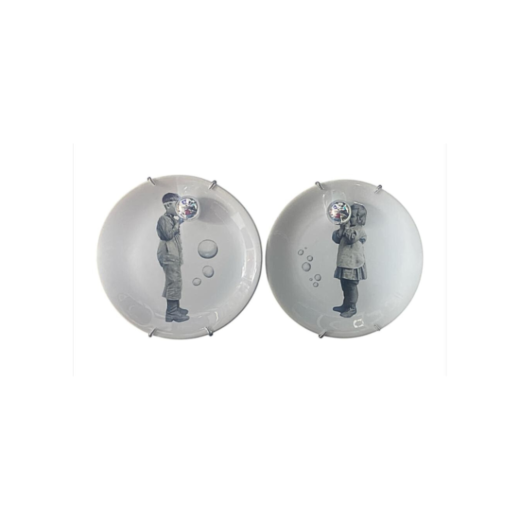 Conjunto 2 Pratos Bola De Sabão 201 SR12267