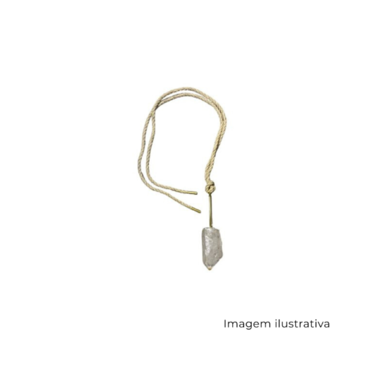 Pingente De Teto Fio De Luz Quartzo Branco SR12632