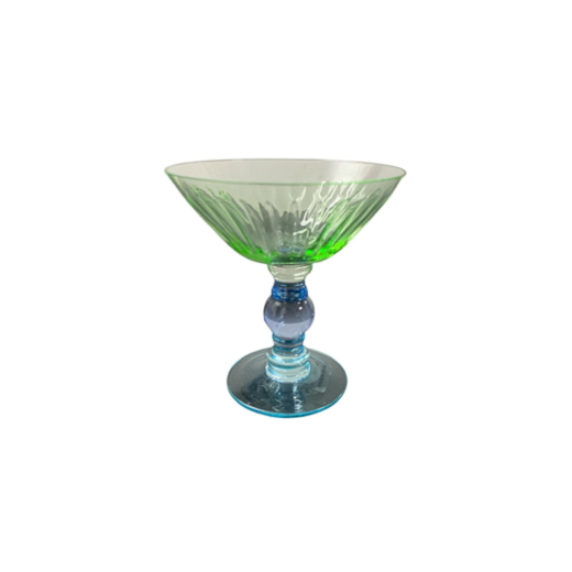 Taça De Vidro Verde E Azul 75390 SR12648