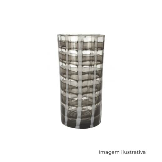 Vaso Muse Preto e Branco 11519-1AN-LG1230W-HTW SR12707
