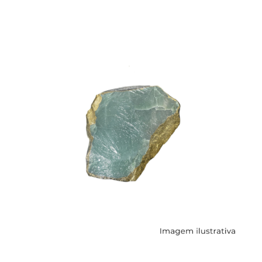 Pedra Chapa Grossa Quartzo Verde Banhada SR12731