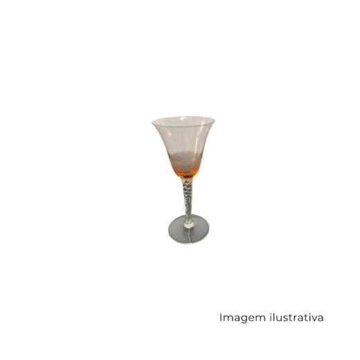 Taça De Cristal Rosa M3 SR12772