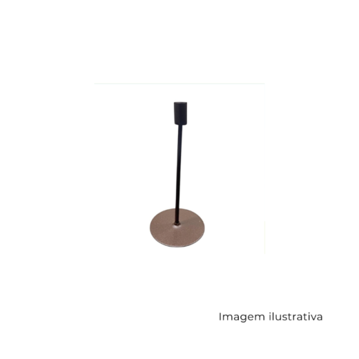 Castiçal Vela Desejo M - Corten SR12841