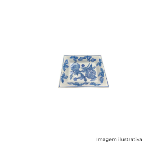 Bandeja Decorativa Em Cerâmica SR12887
