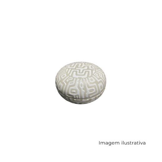 Caixa Decorativa Em Cerâmica SR12894