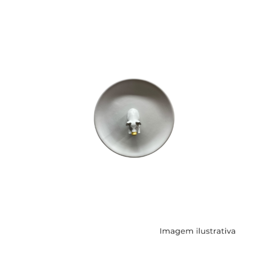 Escultura Prato Porco Frente Branca E5601 SR13199