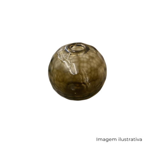 Vaso De Vidro Fumê V1681 SR13239