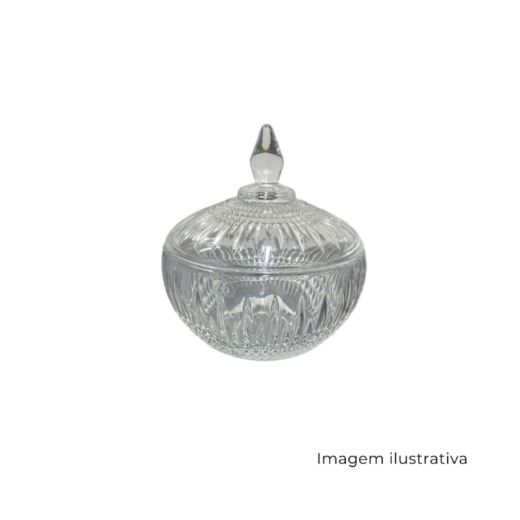 Potiche Eco Crystal Transparente Com Tampa 20911 SR13297