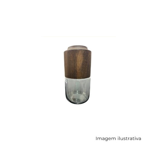 Vaso Vidro Cinza 19421 SR13300