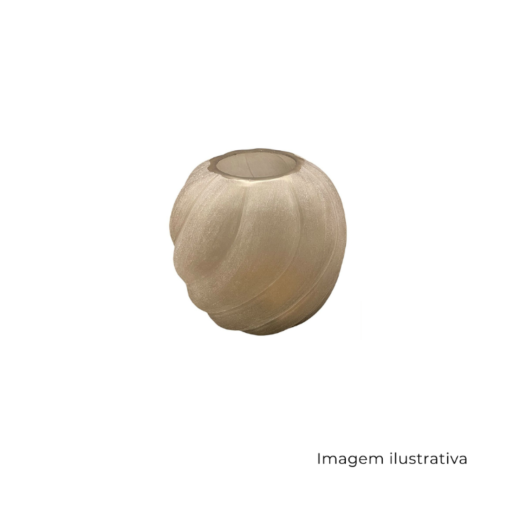 Vaso Em Vidro Marrom Fosco G 534700 SR13413