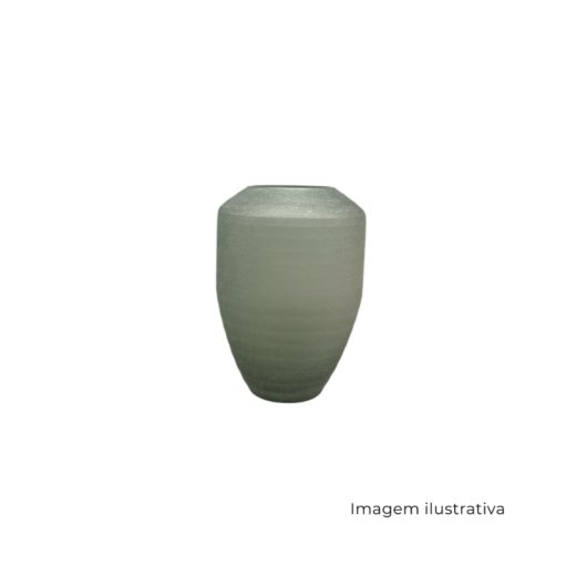 Vaso Em Vidro Verde Fosco P 68444 SR13424
