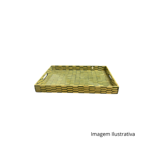 Bandeja Decorativa Em Bambu 79421 SR13490