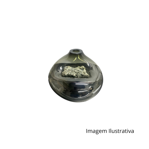 Vaso Stone Edge Grande Horizontal Cinza Pirita SEGHCZP ACV13570