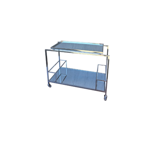 Carrinho Inox Com Espelho - 09