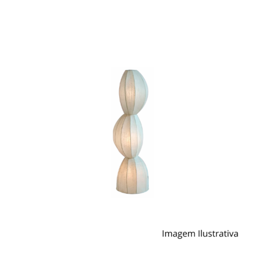 Luminária Piso Li 3 Gomos SR12986