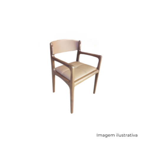 Cadeira Helga Com Braço e Com Costura SR1426