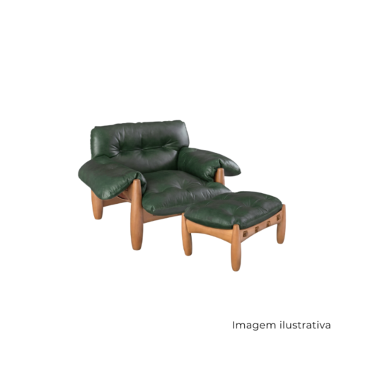 Poltrona Mole Com Banqueta SR1369