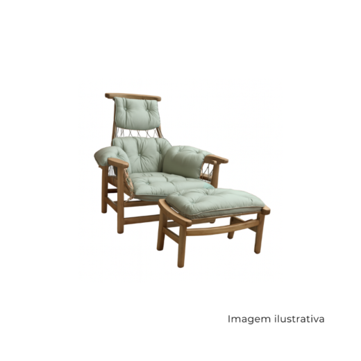 Poltrona Jangada Com Banqueta SR1457