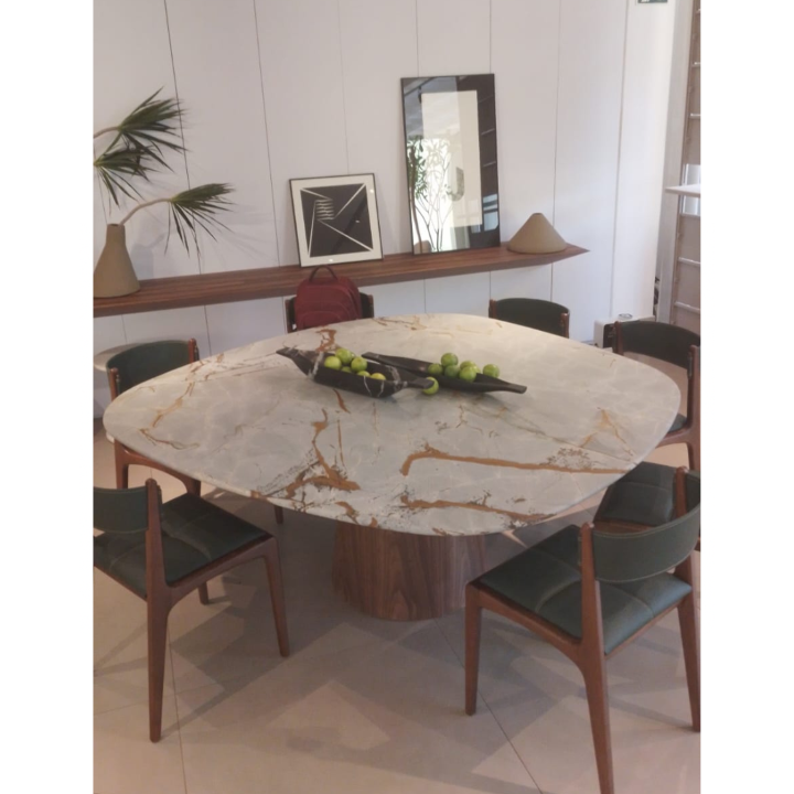 Mesa Jantar Concrete Disforme 180 SR1415