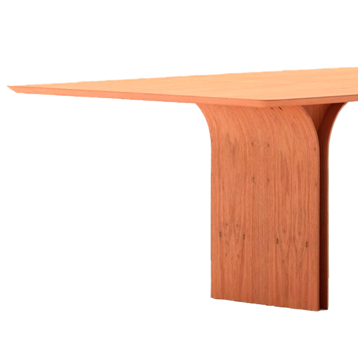 Mesa Jantar Palma Retangular Base Tripla