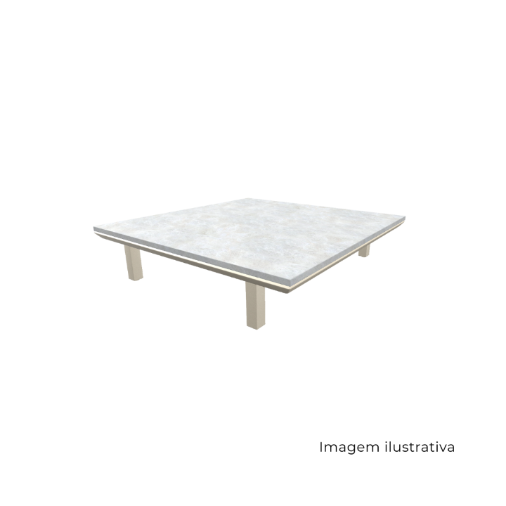 Mesa de Centro Flex Quadrada - Granito SR1308