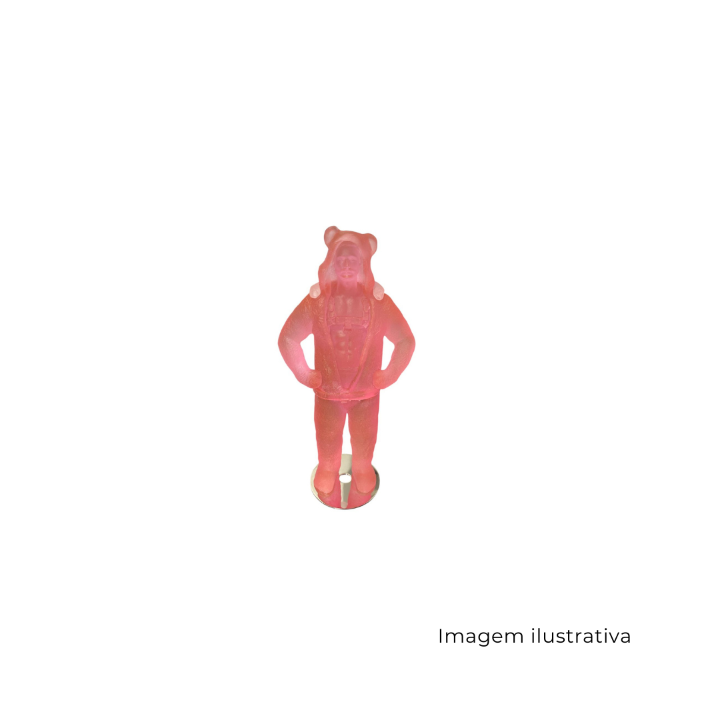 Escultura Super Urso Rosa PP E0903 SR13194