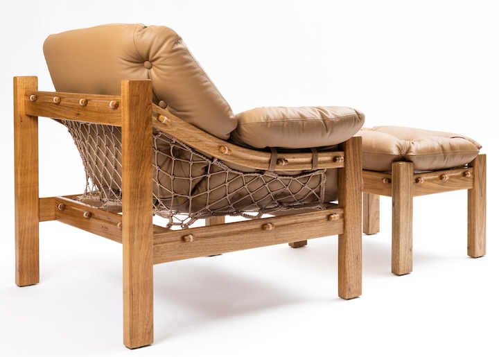 Poltrona Tijuca Com Banqueta SR1458