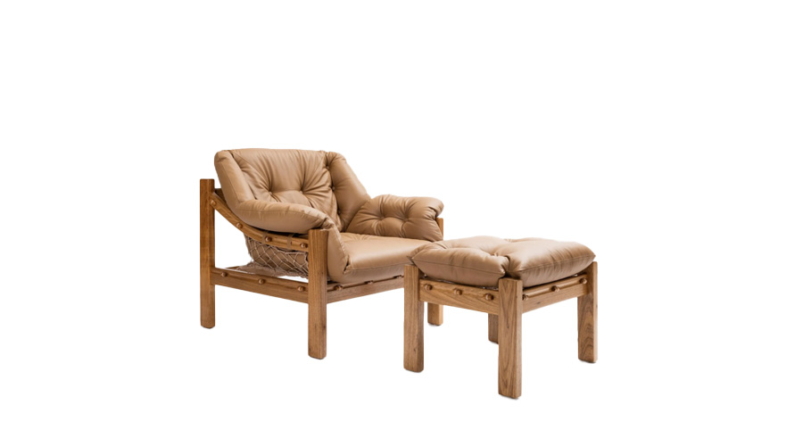 Poltrona Tijuca Com Banqueta SR1458