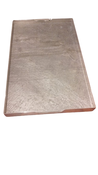 Bandeja Ret Grd Com Galeria Lisa Com Fundo Pedra SR10370