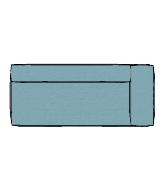 Modulo Sofá Modular Ponta Direita Braço Estreito - PDBE9 2,31 X 0,99 X 0,76H