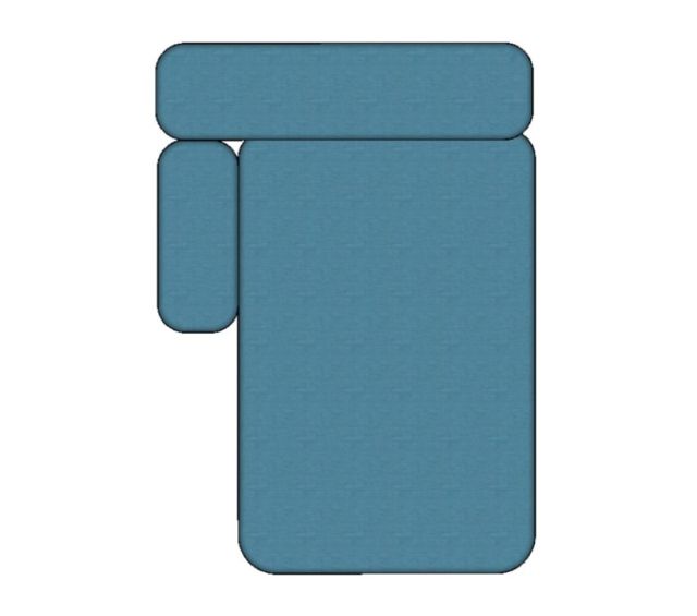 Modulo Sofá Joy Chaise Esquerda - CLE120 1,20 X 1,65 X 0,69H