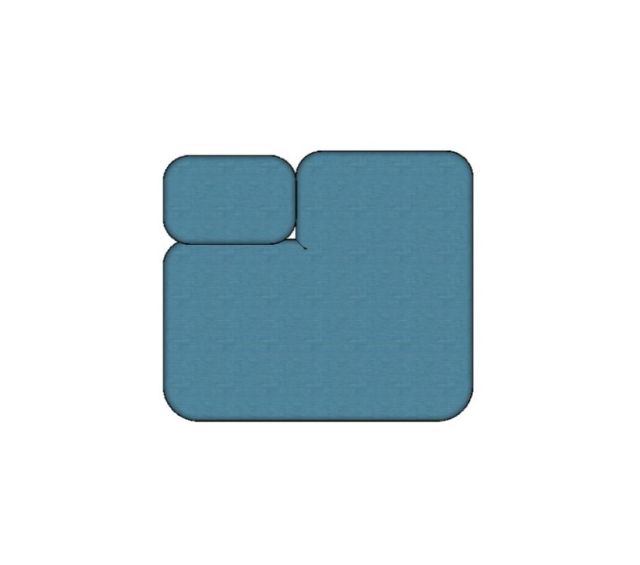 Modulo Sofá Joy Encosto Parcial Direito - EPD105 1,05 X 0,90 X 0,69H