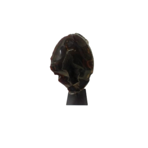 Pedra Geodo De Ágata Com Base De Ferro Qual.01 SR11558