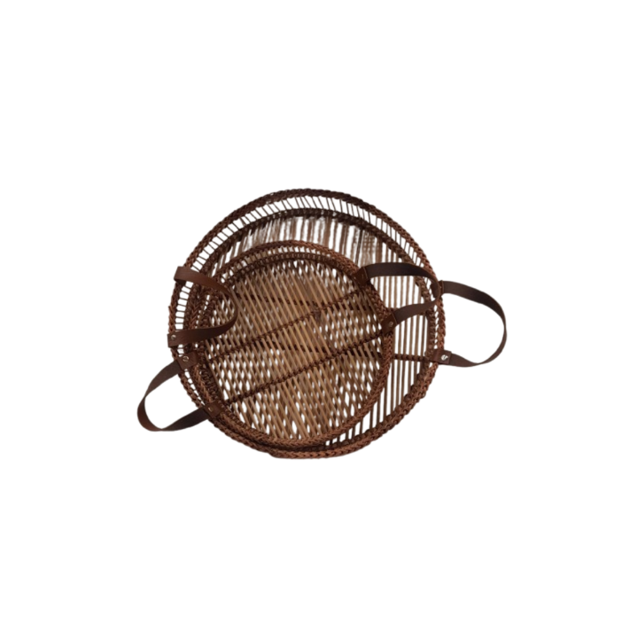 Set De 2 Bandejas Em Bambu Malta - Bmh001 SR10631