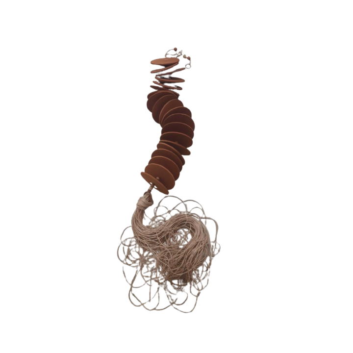Colar de Discos Cor Terracota SR11071