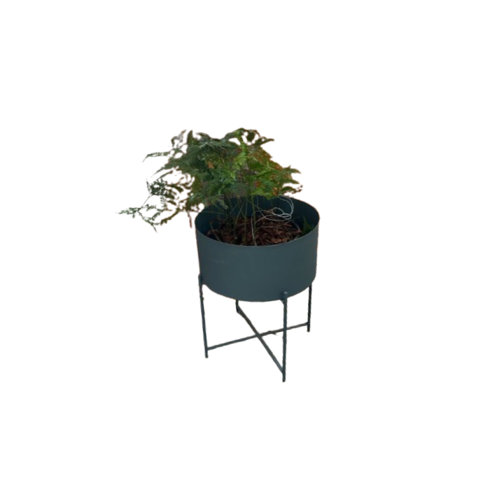 Cachepot Com Suporte Linhas SR1191